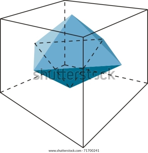 Octahedron Inside Cube Stock Vector (Royalty Free) 71700241 | Shutterstock