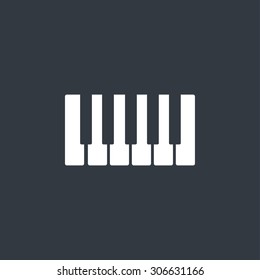 Octave, piano keys icon