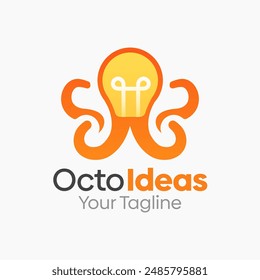 Diseño de Plantilla de Vector de logotipo Octo Ideas. Bueno para los negocios, la puesta en marcha, la agencia y la Organización