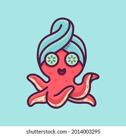 octo spa logo. suitable for your brand identity.