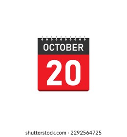 20. Oktober Concept Design. Vektorgrafik.	