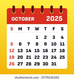 October 2025 Monthly Planner. October with an Efficient Monthly Calendar. Detailed October 2025 Calendar 