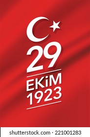 October 29, 1923 Turkey Flag Republic Day