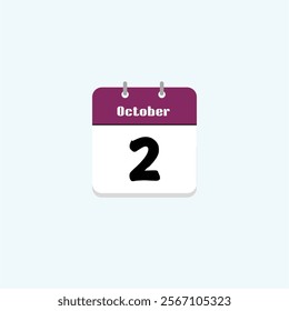 October 2nd: Calendar Icon Design