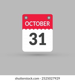 October 31 calendar Date, Month icon