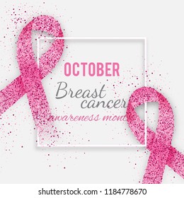 October: breast cancer awareness month, annual campaign to increase awareness of the disease. 