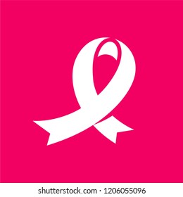 October Breast Cancer Awareness Ribbon