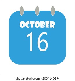October Calendar Date Icon, Event Date Icon, Calendar Date, Icon Design Vector Graphic