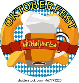 october fest beer vector