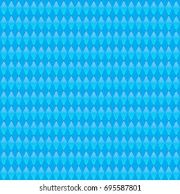 October fest vector background. Blue rhombus seamless pattern. 