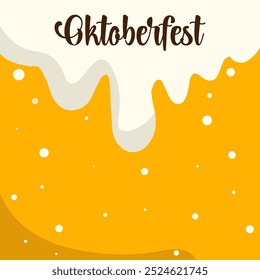 october fest vector illustration background. it is suitable for card, banner, or poster.