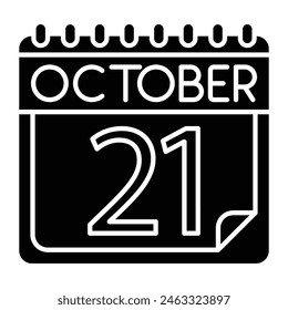 October Icon Design For Personal And Commercial use.