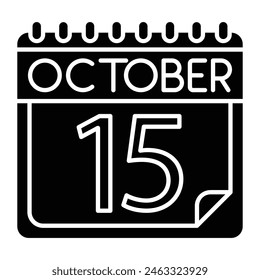 October Icon Design For Personal And Commercial use.