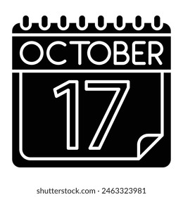 October Icon Design For Personal And Commercial use.