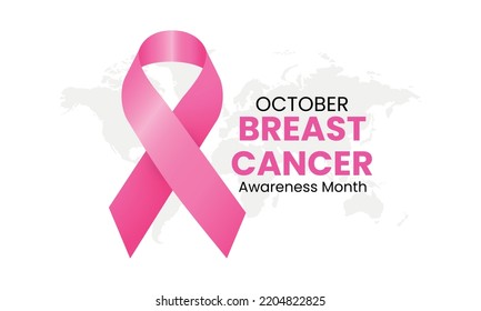 October International Breast Cancer Awareness Month. Breast Cancer Awareness Ribbon, october breast cancer awareness ribbon