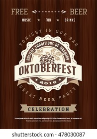 october oktoberfest fest retro styled vector letterhead set of brew oktoberfest artistic as a design component template for bar or pub october oktoberfest fest classical vacation nocturnal texture bar