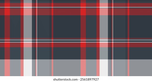 October texture background fabric, symmetry tartan seamless vector. Baby pattern textile plaid check in red and dark colors palette.