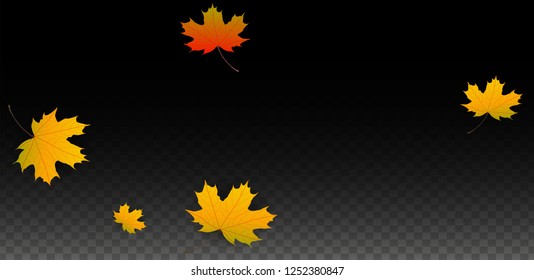 October Vector Background Golden Falling Leaves Stock Vector (Royalty ...