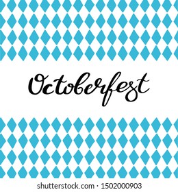 Octoberfest banner and text