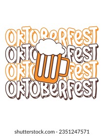 Octoberfest beer celebration svg design