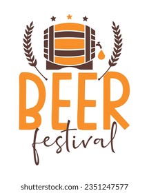 Octoberfest beer festival drinking svg design