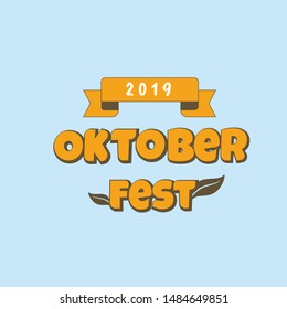 Octoberfest design template. Vector hand drawn illustrations. Greeting Beer festival card in vintage style. Autumn background.
