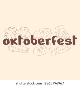octoberfest design vector poster element