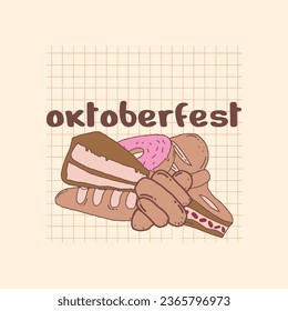 octoberfest design vector poster element