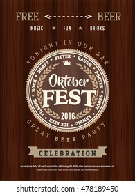 octoberfest logo october fest festival poster retro styled vector logo set of brew oktoberfest artistic as a design elements template for bar or bar octoberfest logo october fest festival poster class