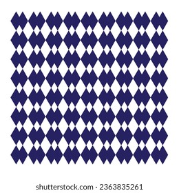 Octoberfest pattern. October munich fest background. Rhomb octoberfest blue ornament