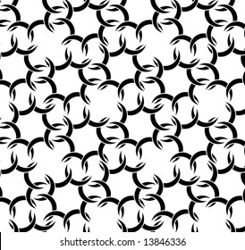 octopoles -  eight-pointed stars - seamless pattern