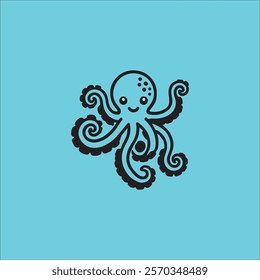 octopus animal with large and long tentacles