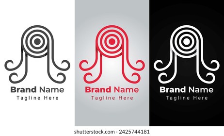 Octopus Bullseye Logo, combination from Bullseye that resembles a Octopus animal
