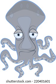 octopus, cartoon