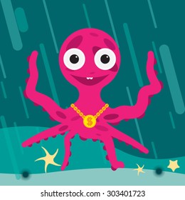 Octopus cartoon