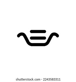 Octopus cartoon icon. Simple style sea products restaurant big sale poster background symbol. Octopus brand logo design element. Octopus t-shirt printing. Vector for sticker.
