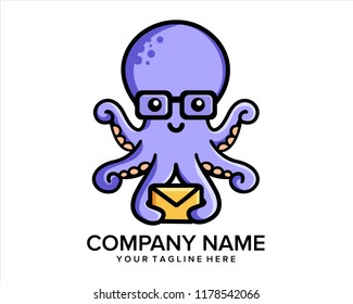 OCTOPUS CARTOON VECTOR