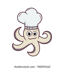 octopus chef mascot