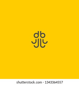  octopus and d + b logo