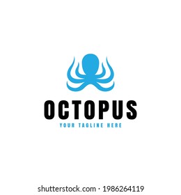 
diseño de pulpo adecuado para la plantilla de logotipo