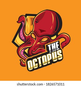 Octopus Esport Logo Free Vector