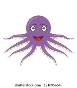Octopus flat colored icon