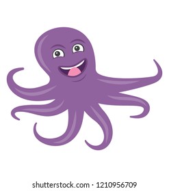 Octopus flat colored icon