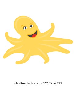 Octopus flat colored icon