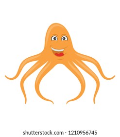 Octopus flat colored icon