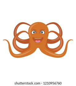 Octopus flat colored icon