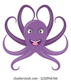 Octopus flat colored icon