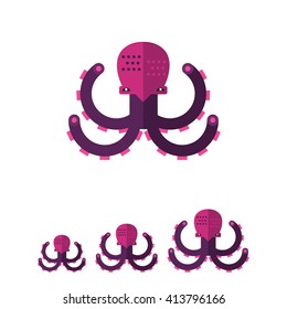 Octopus flat icon