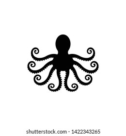 Octopus flat icon vector design
