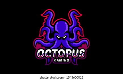 
Octopus Gaming Esports Logo Template-01